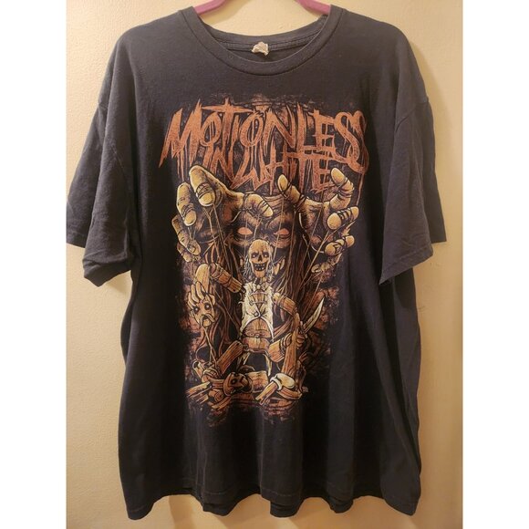 Vintage Motionless In White Metal Band "Im Not Your Puppet" T-Shirt Mens 3XL - Picture 1 of 7